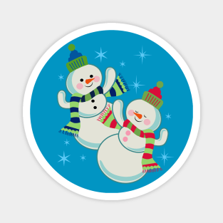 dancing snowman Magnet